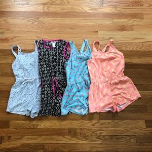 Lot of girls rompers. Size 10